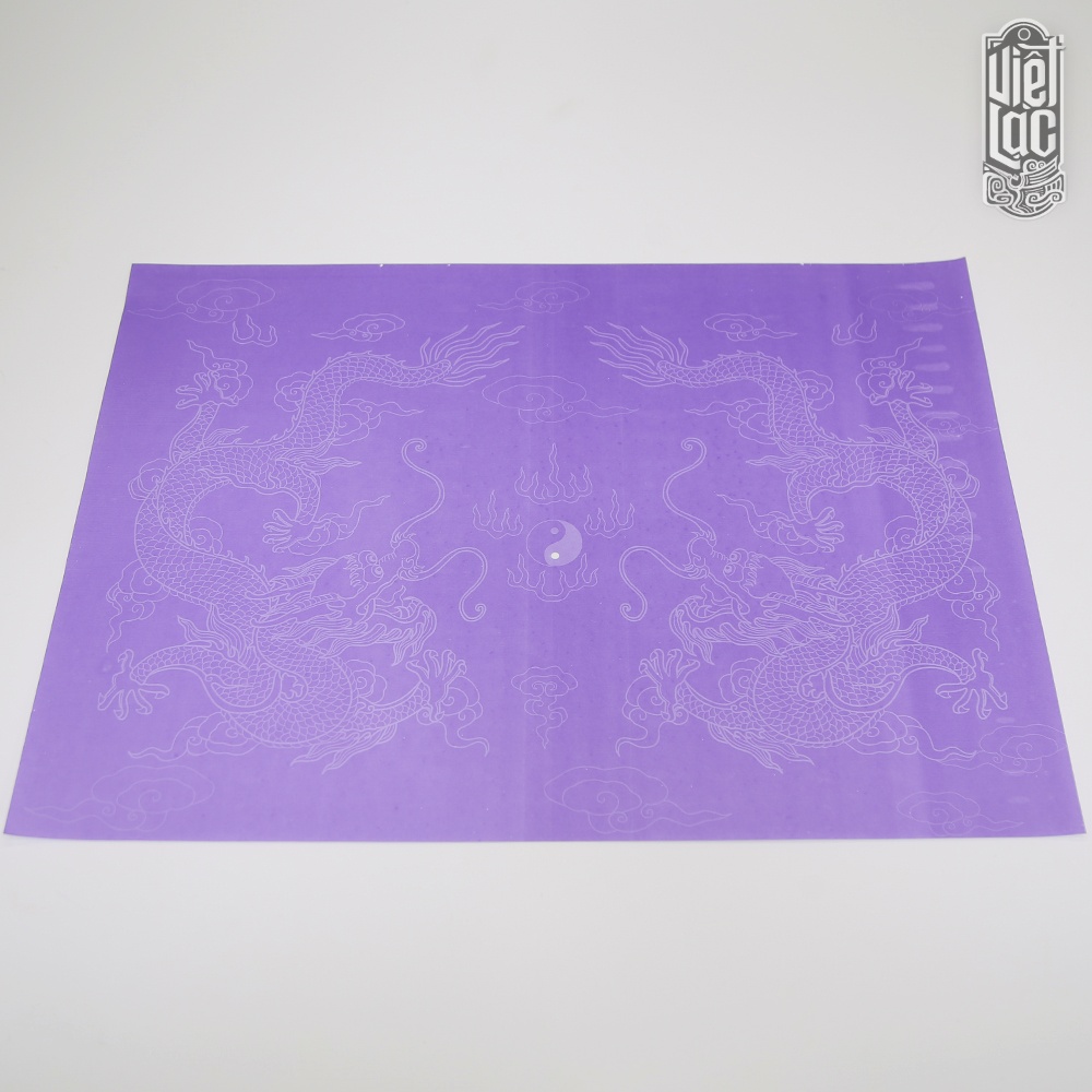 Giấy In Sớ Việt Lạc rồng chầu RH nền tím - Ảnh 4