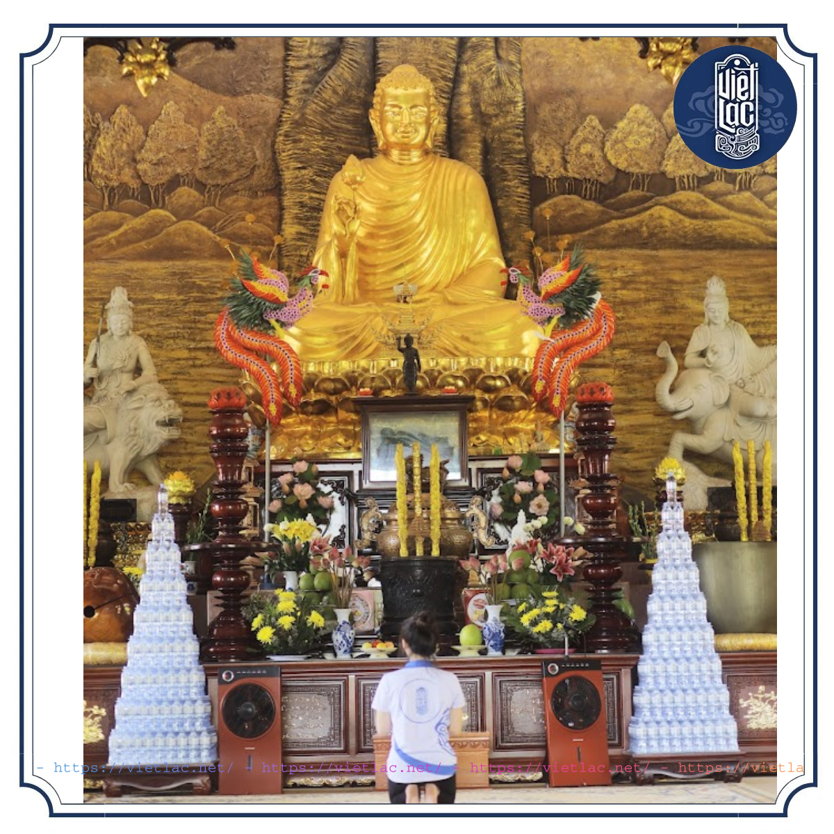 Bộ khay bày nước hình tháp vuông - Ảnh 10