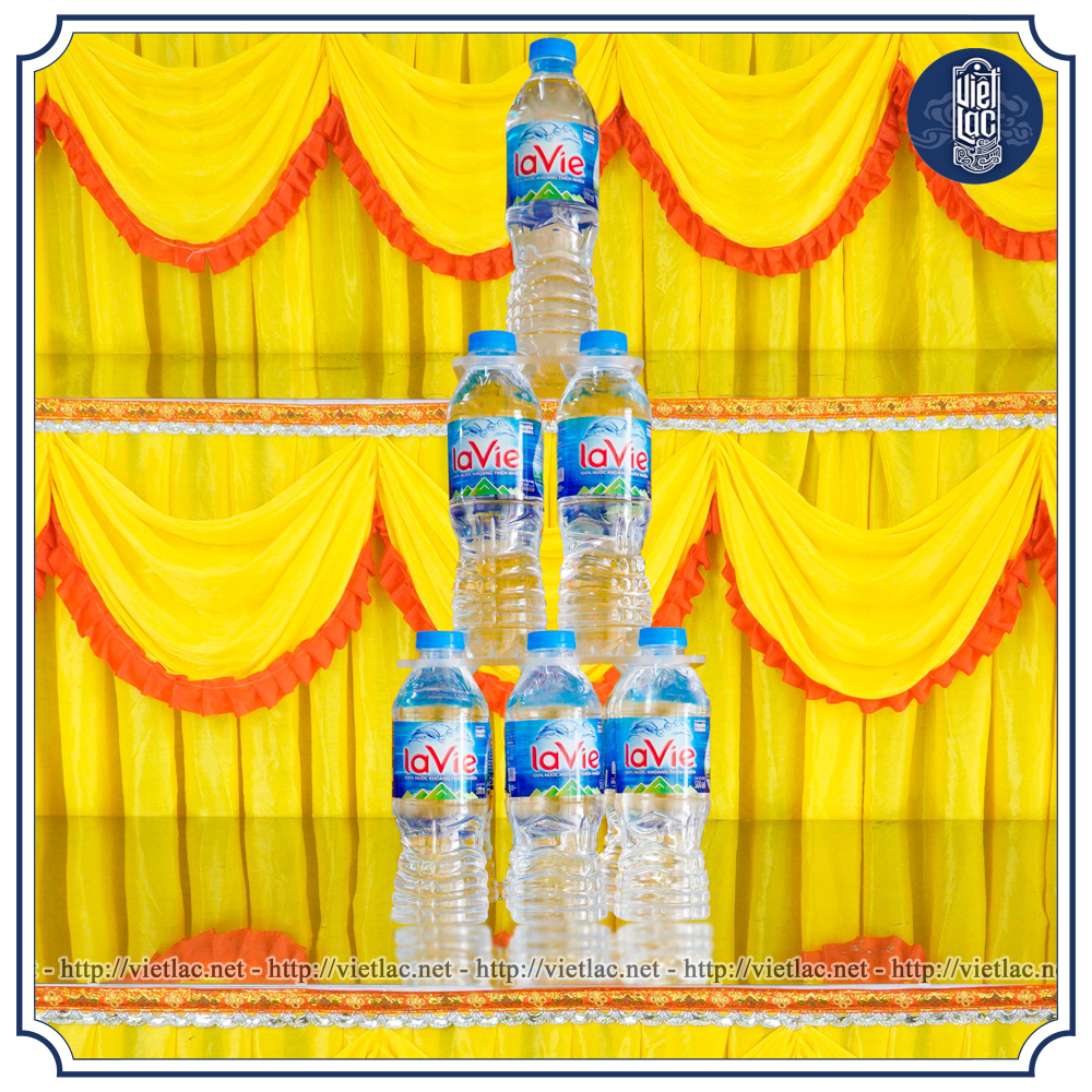 Bộ khay bày nước hình tháp vuông - Ảnh 8