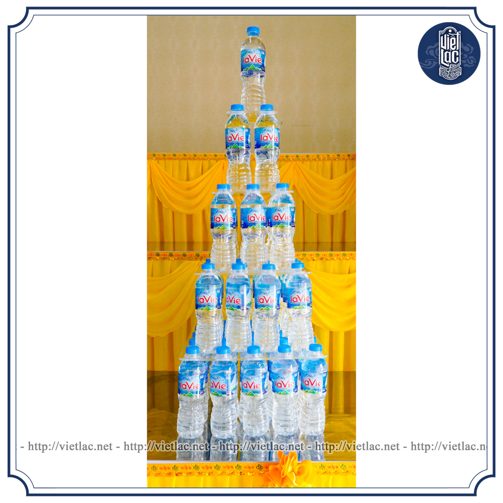 Bộ khay bày nước hình tháp vuông - Ảnh 5