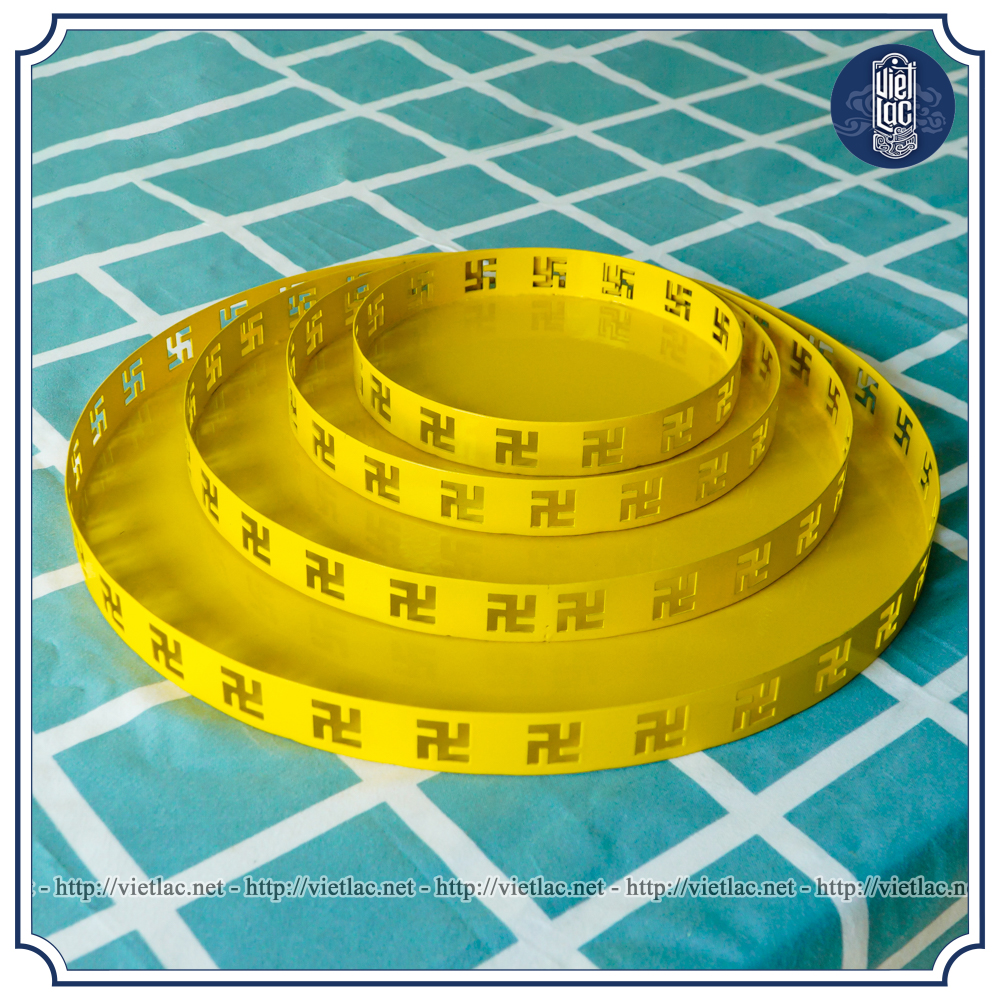 Bộ khay thép tròn bày tháp bia, nước ngọt - Ảnh 5