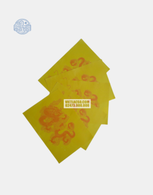 Giấy in sớ Việt Lạc rồng RCD a4 1000D65 nền vàng