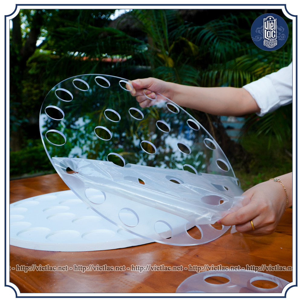 Bộ khay bày nước hình tháp tròn - Ảnh 8