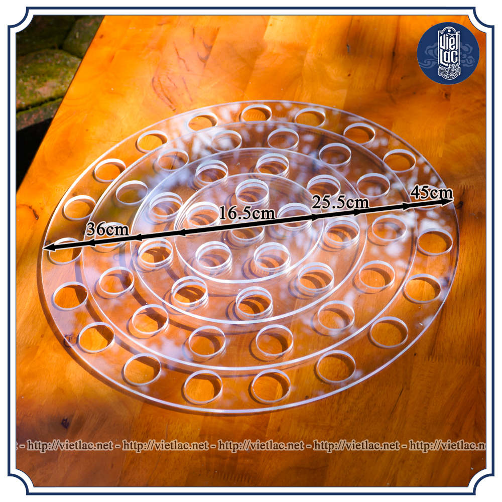 Bộ khay bày nước hình tháp tròn - Ảnh 11