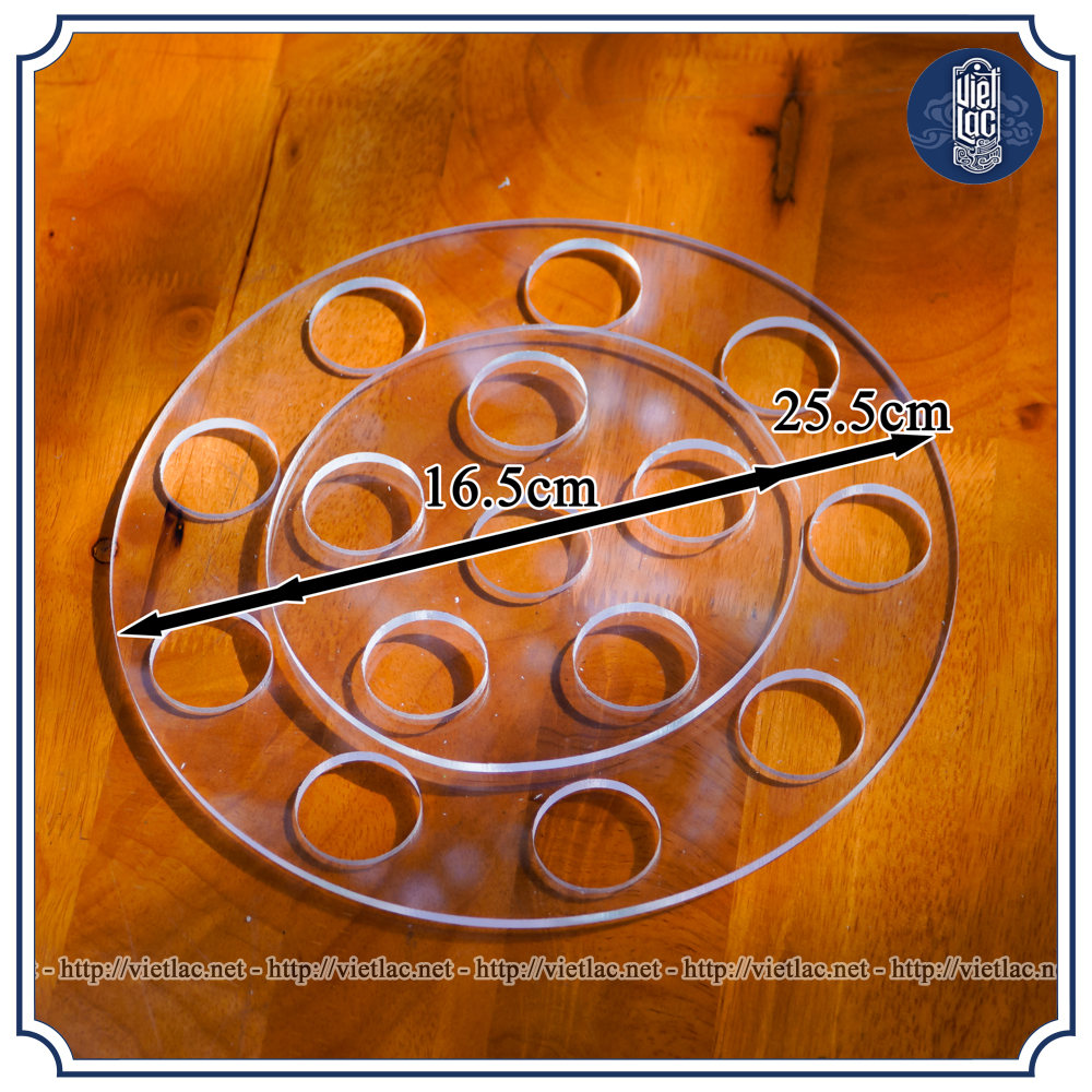 Bộ khay bày nước hình tháp tròn - Ảnh 14