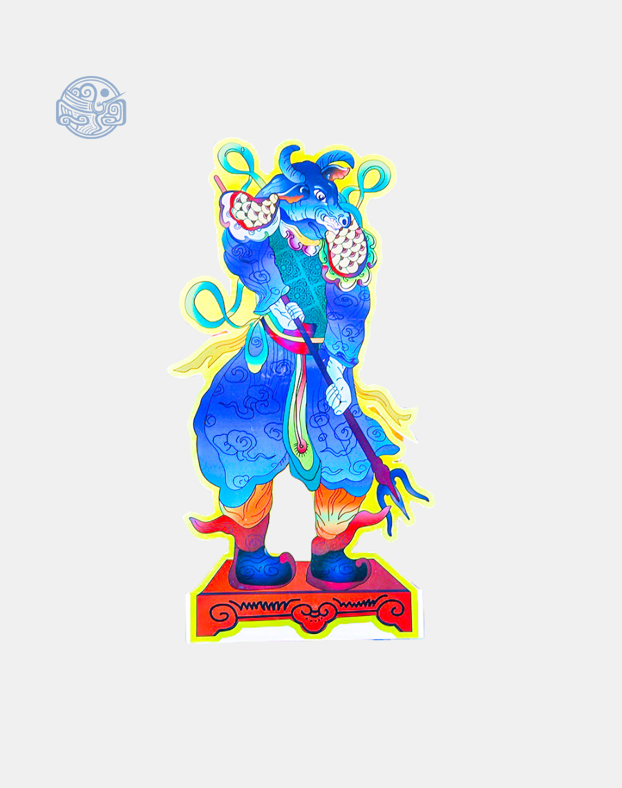 Tranh Đầu Trâu chất liệu nhựa xốp