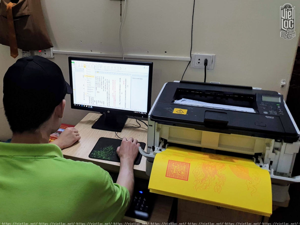Máy in sớ chuyên dụng khổ dài VLC7 - Ảnh 2