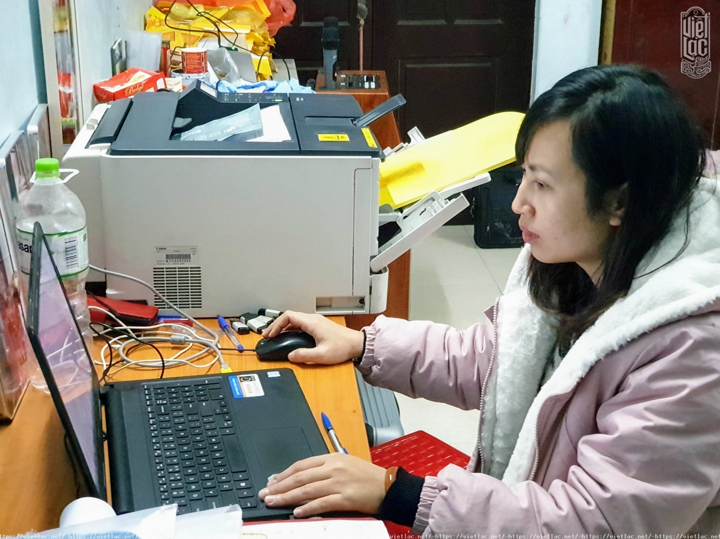 Máy in sớ chuyên dụng khổ dài VLC7 - Ảnh 3