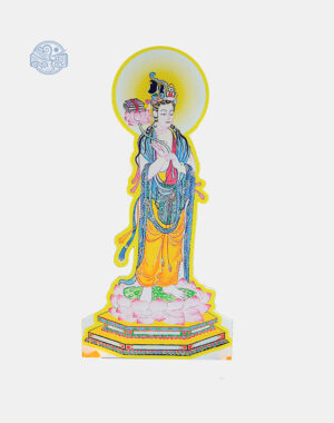 Tranh Bồ Tát Đại Thế Chí (vẽ tay) chất liệu nhựa xốp