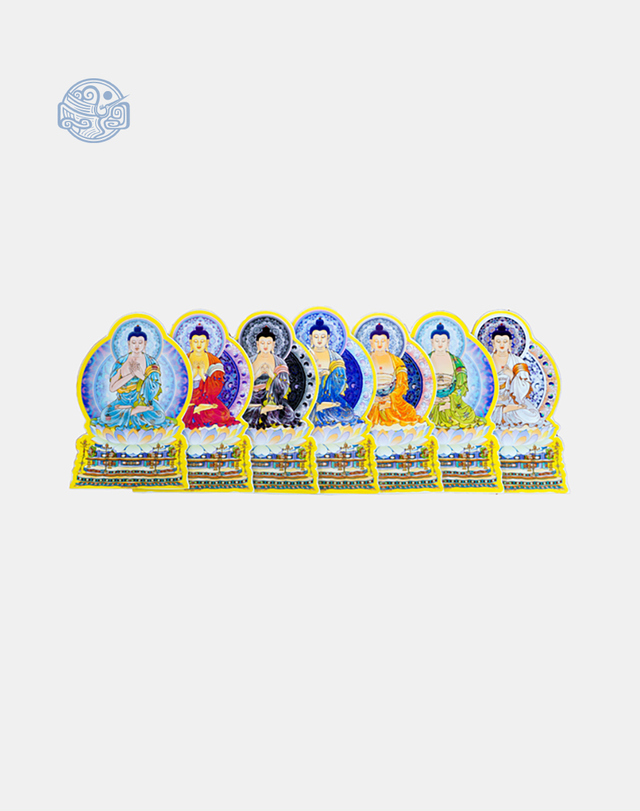 Bộ tranh Thất Phật chất liệu ép plastic