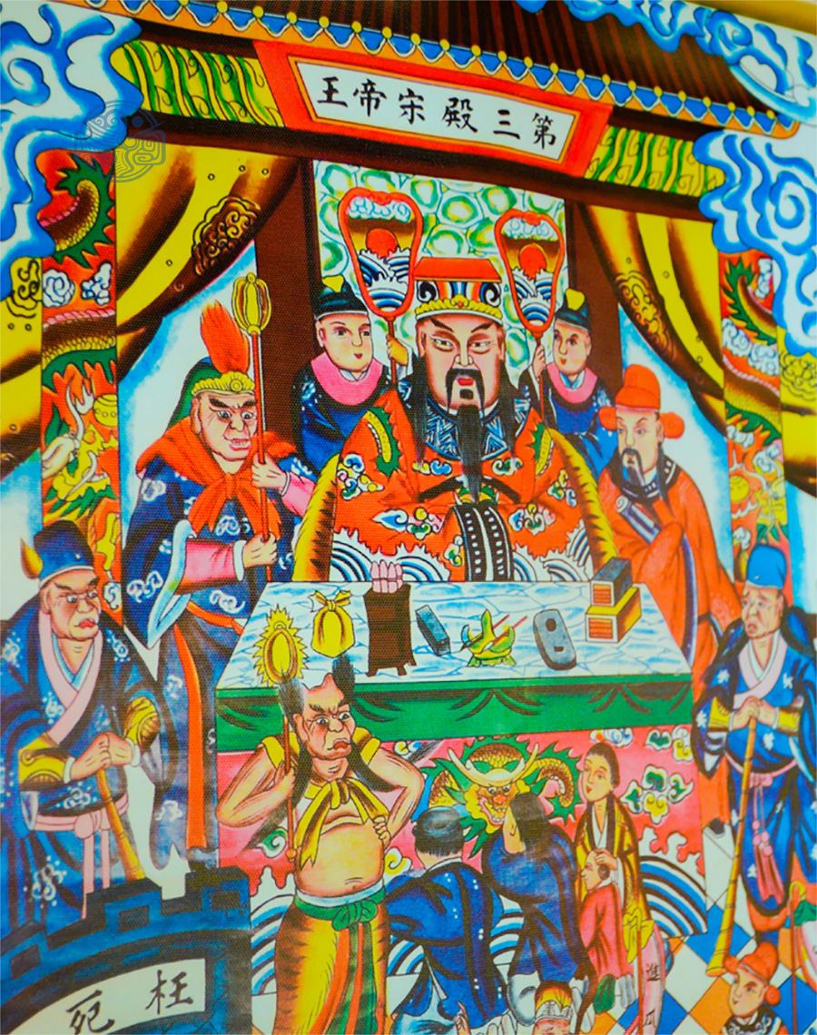 Bộ tranh Thập Điện Diêm Vương chất liệu canvas - Ảnh 6