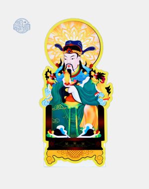 Tranh Quan Đương Niên (vẽ tay) chất liệu nhựa xốp