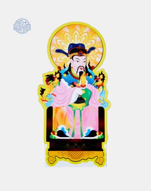 Tranh Đương Cảnh Thành Hoàng (Vẽ tay) chất liệu nhựa xốp