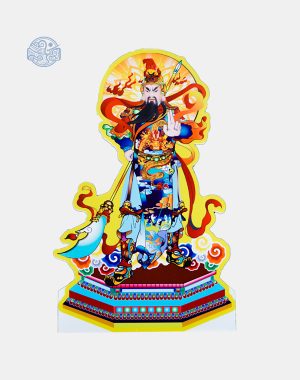 Tranh Hộ Pháp Trừng Ác (vẽ tay) chất liệu nhựa xốp