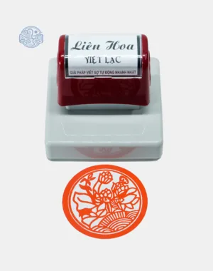 Dấu triện Liên hoa thấm mực