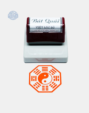 Dấu triện Bát Quái thấm mực