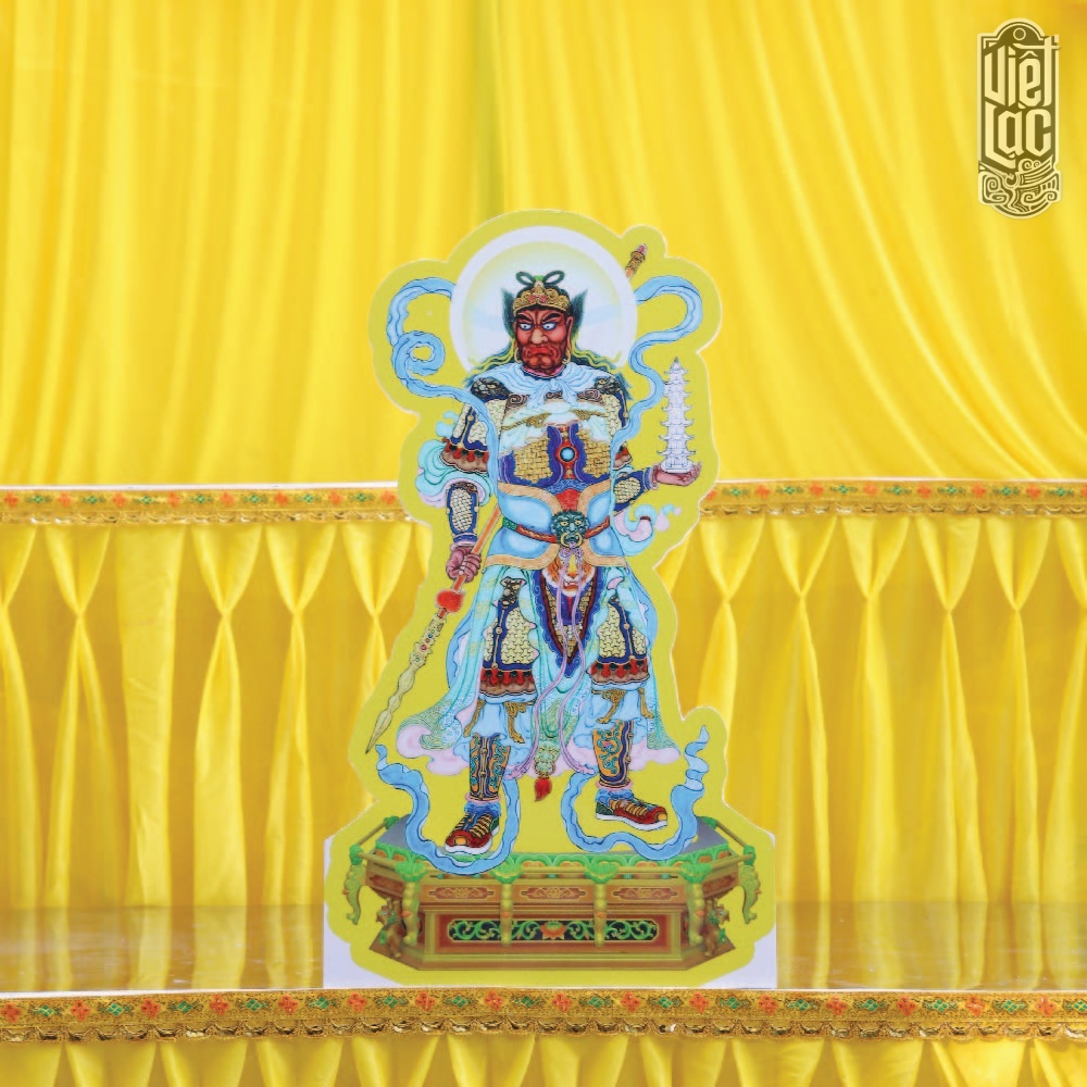 Bộ tranh Tứ Đại Thiên Vương chất liệu nhựa xốp - Ảnh 3