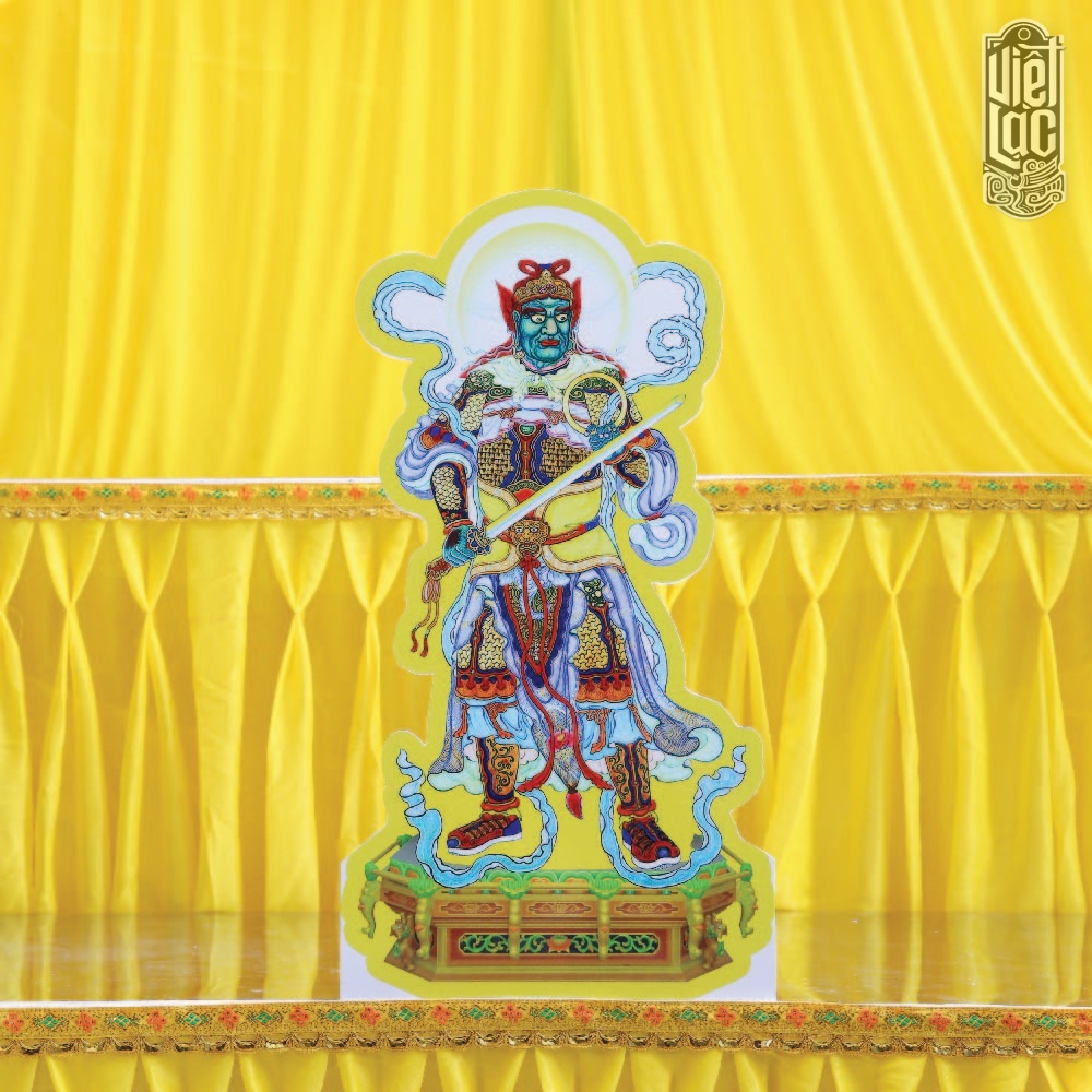 Bộ tranh Tứ Đại Thiên Vương chất liệu nhựa xốp - Ảnh 5