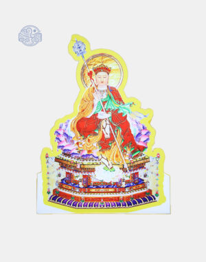 Tranh Địa Tạng Vương Bồ Tát tọa sen chất liệu nhựa xốp