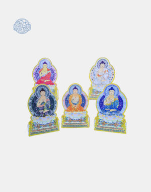 Bộ tranh Ngũ Phương Phật chất liệu nhựa xốp