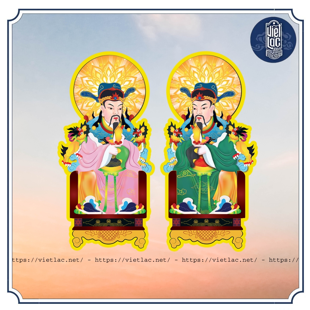 Bộ tranh cúng 17 bức thông dụng bìa cứng ép plastic - Ảnh 3