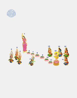 Bộ tranh vườn Lâm Tỳ Ni chất liệu nhựa xốp