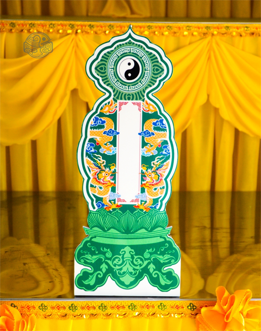 Bài vị Long Vân Khánh Hội Thái Cực 50cm nhựa xốp fomex - Ảnh 5