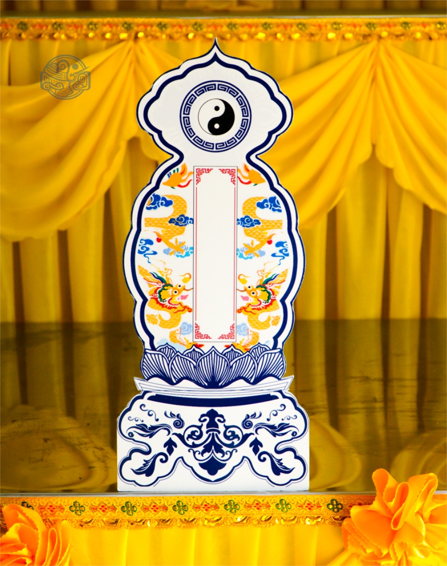 Bài vị Long Vân Khánh Hội Thái Cực 50cm nhựa xốp fomex - Ảnh 7