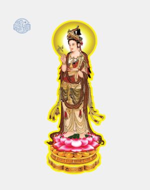 Tranh Quán Thế Âm Bồ Tát chất liệu nhựa xốp
