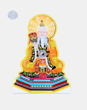 Tranh Thái Thượng Lão Quân (vẽ tay) chất liệu nhựa xốp