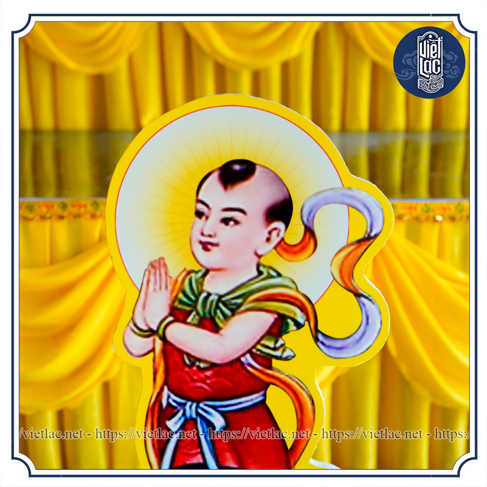 Tranh Thiện Tài Đồng Tử chất liệu nhựa xốp - Ảnh 4