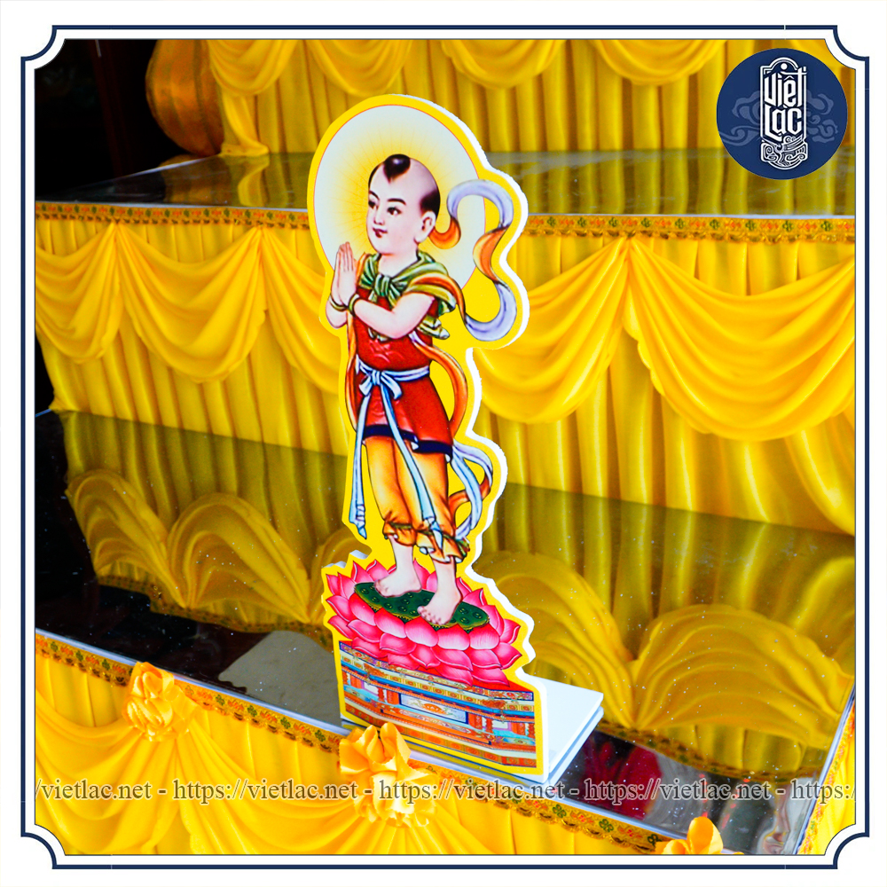 Tranh Thiện Tài Đồng Tử chất liệu nhựa xốp - Ảnh 3