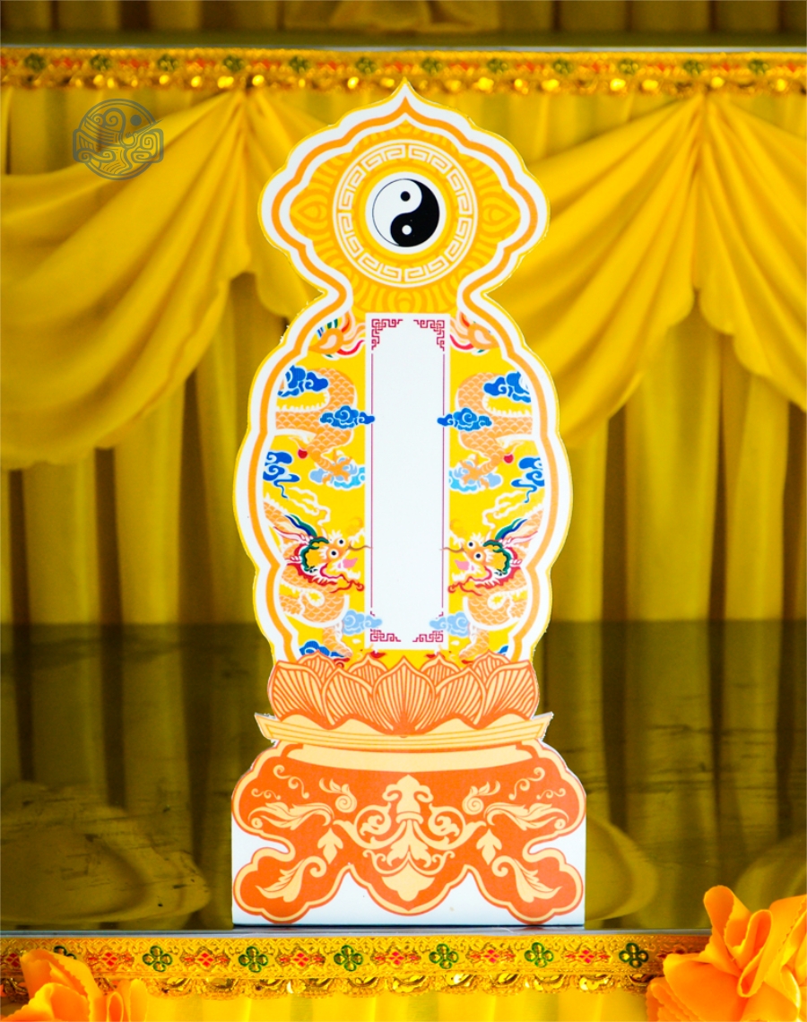 Bài vị Long Vân Khánh Hội Thái Cực 50cm nhựa xốp fomex - Ảnh 2