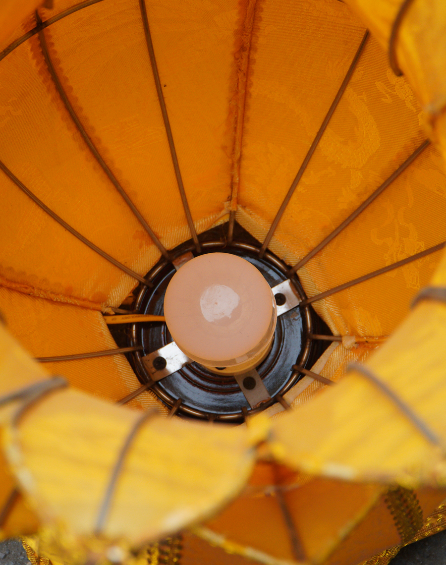 Trụ đèn hoa sen lục giác 110cm - Ảnh 3