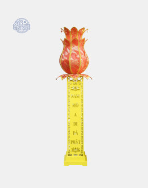 Trụ đèn hoa sen vuông 110 cm