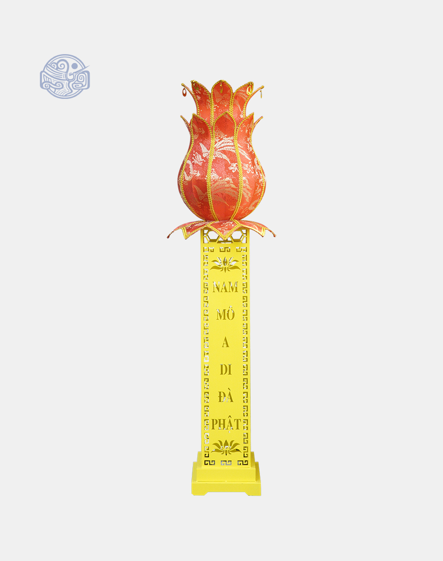 Trụ đèn hoa sen vuông 110 cm