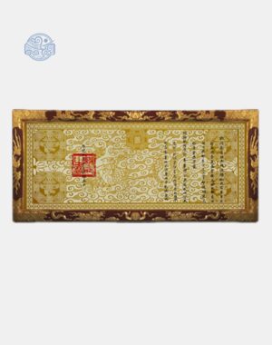 Khung sắc phong gỗ mít sơn son thiếp vàng