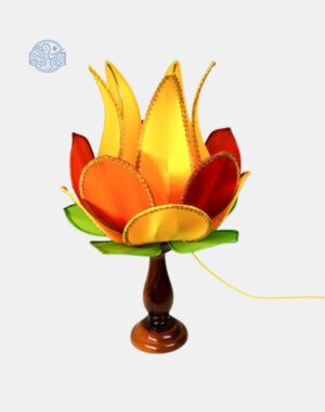 Đèn lụa hoa sen có đế 60cm