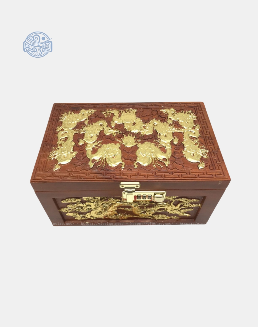 Tráp hầu đồng gỗ gõ đỏ