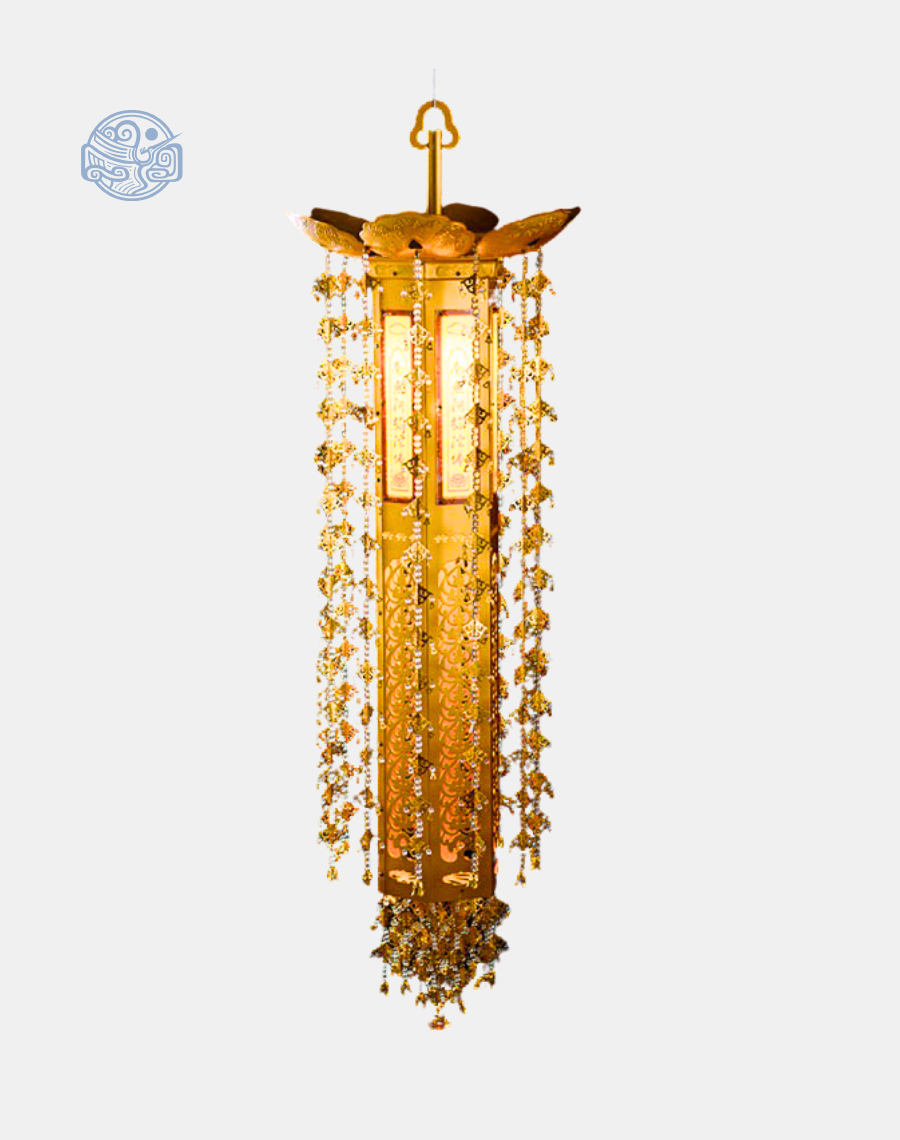 Tràng phan bảo cái mạ vàng 1m2