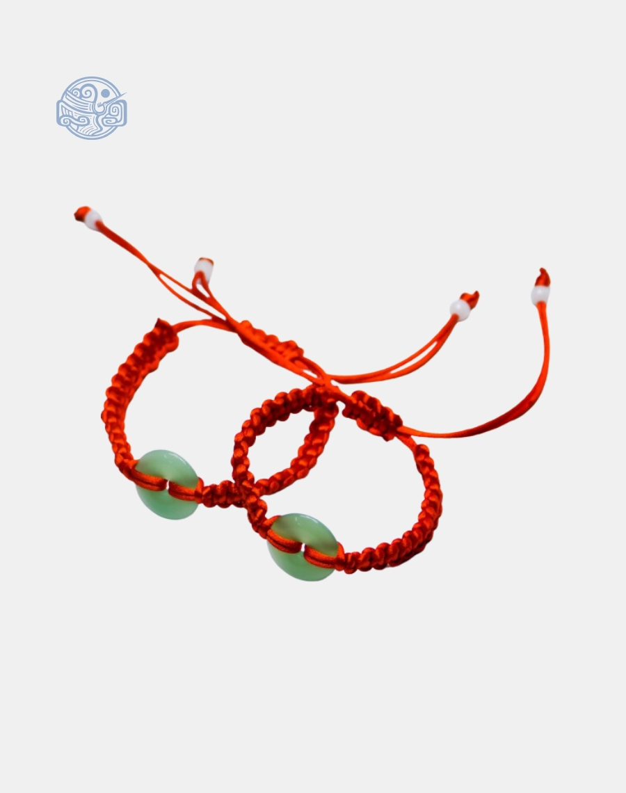 Vòng tay chỉ đỏ đồng điếu may mắn