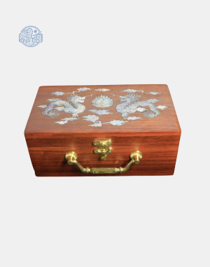 Hộp đựng khảm trai gỗ hương huyết