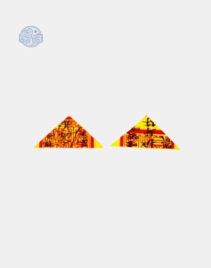 Linh phù tam giác hộ thân, cầu phúc, thịnh vượng phát tài