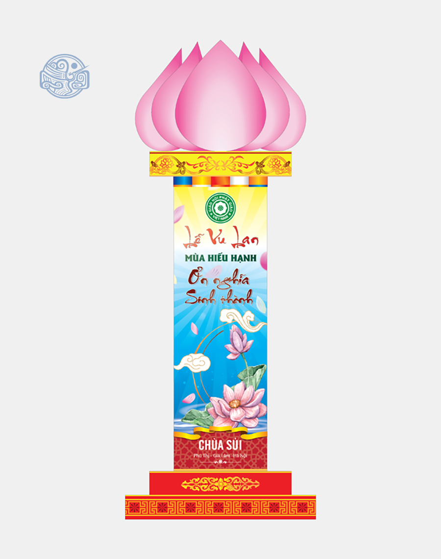 Trụ đèn sen thiết kế (mừng đại lễ Phật Đản, Vu Lan, tết,...) - Ảnh 7