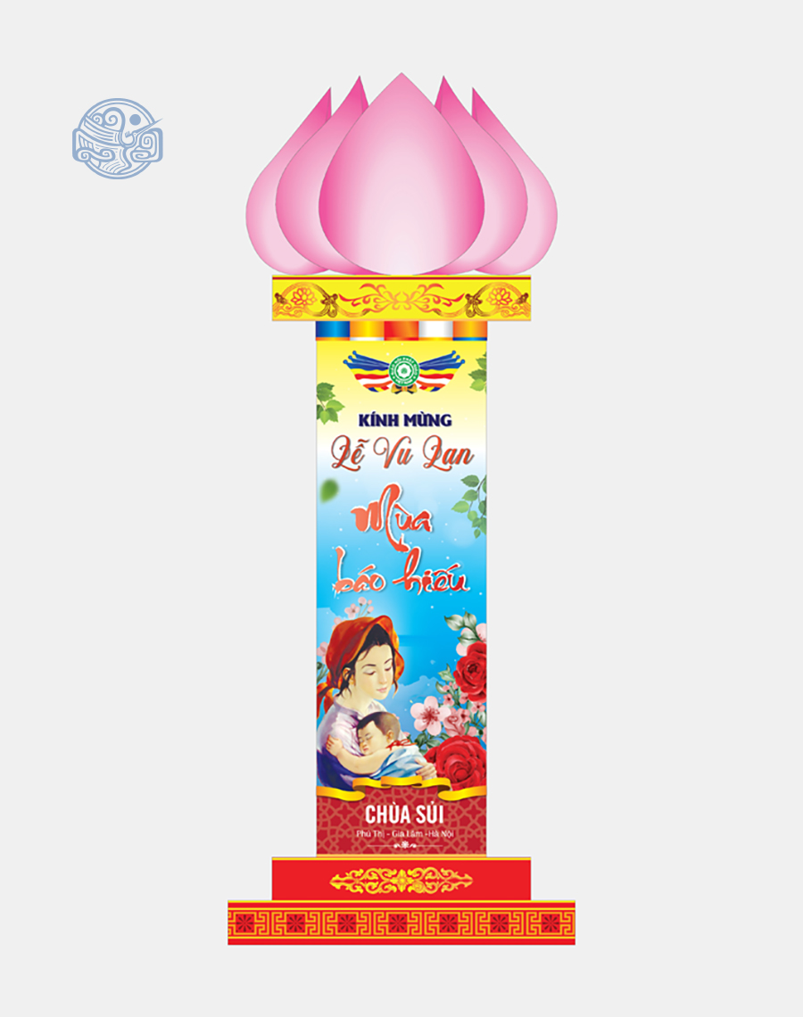 Trụ đèn sen thiết kế (mừng đại lễ Phật Đản, Vu Lan, tết,...) - Ảnh 9