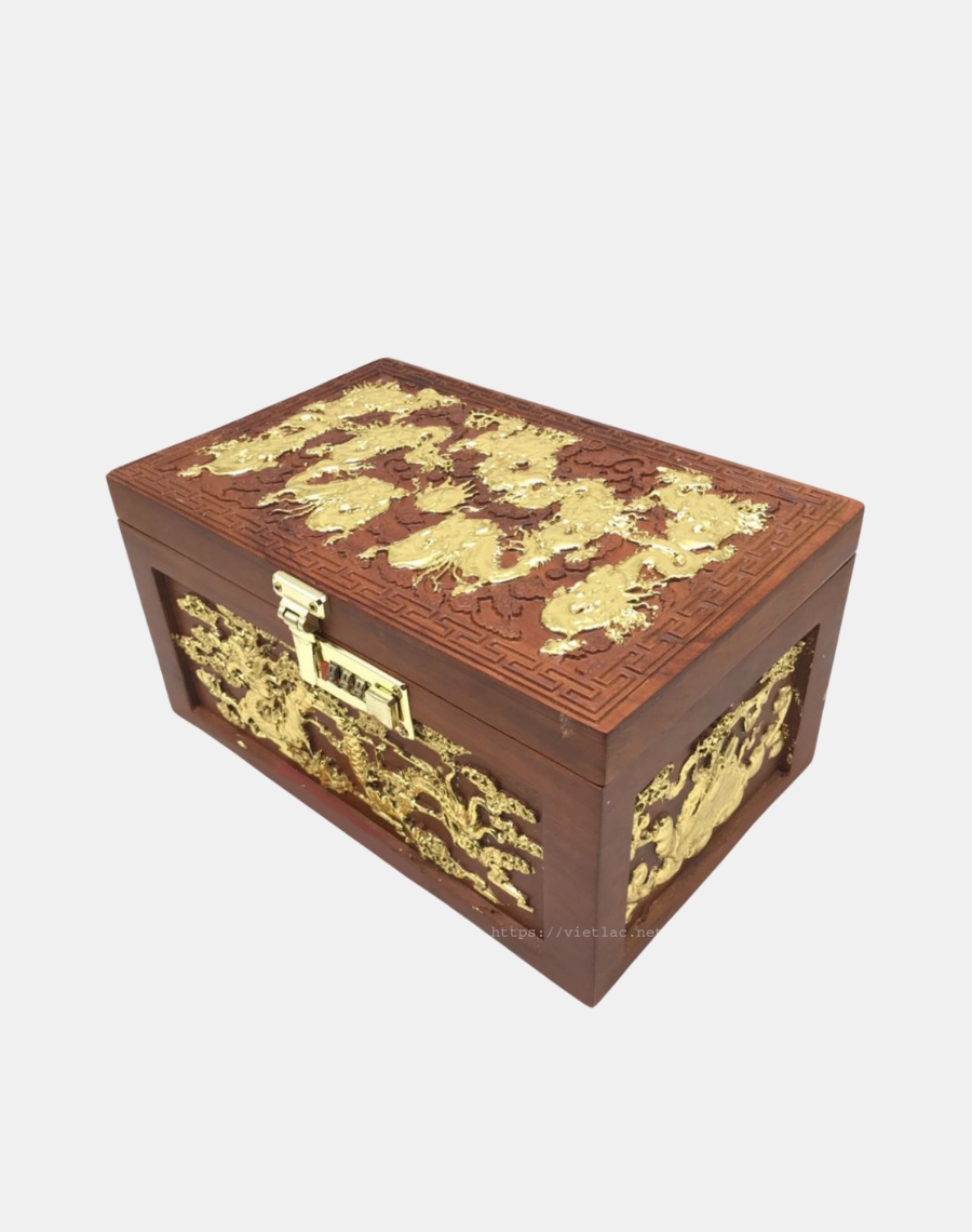 Tráp hầu đồng gỗ gõ đỏ - Ảnh 4