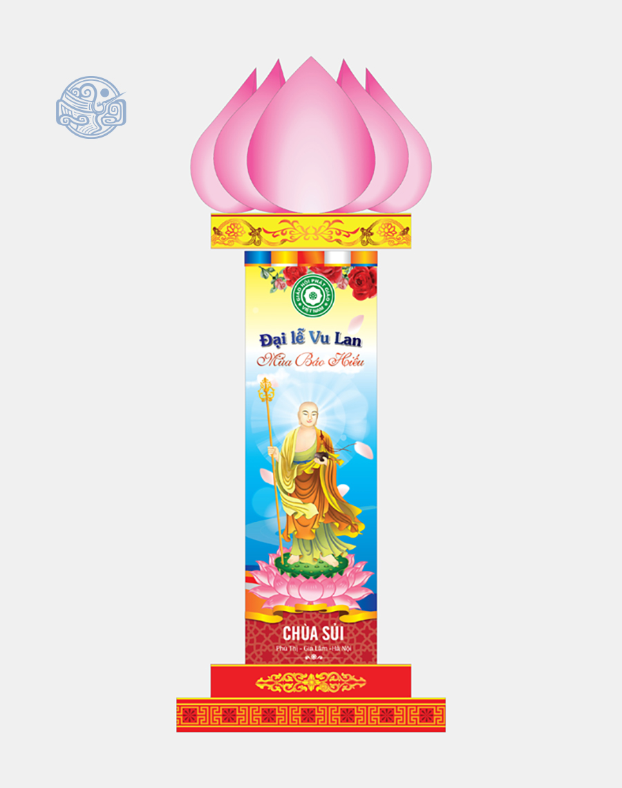 Trụ đèn sen thiết kế (mừng đại lễ Phật Đản, Vu Lan, tết,...) - Ảnh 11