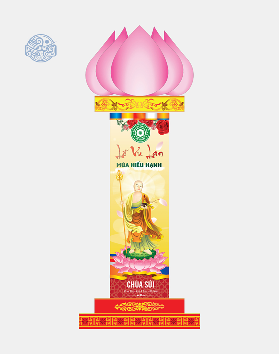 Trụ đèn sen thiết kế (mừng đại lễ Phật Đản, Vu Lan, tết,...) - Ảnh 12