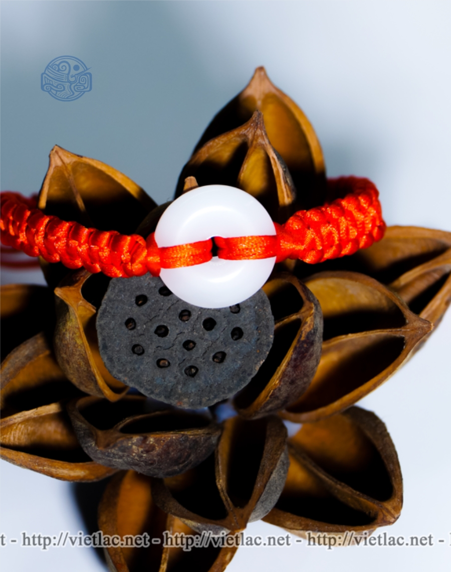 Vòng tay chỉ đỏ đồng điếu may mắn - Ảnh 3