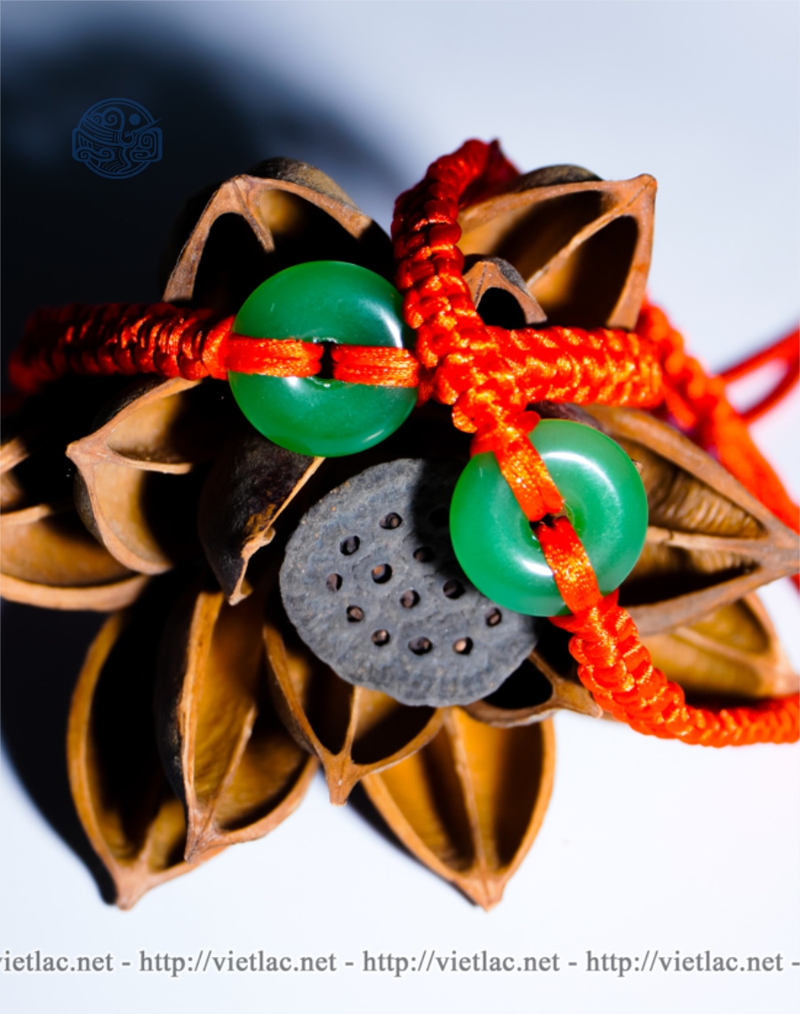 Vòng tay chỉ đỏ đồng điếu may mắn - Ảnh 4